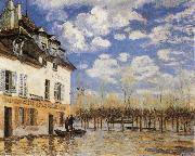 Alfred Sisley, The Bark during the Flood